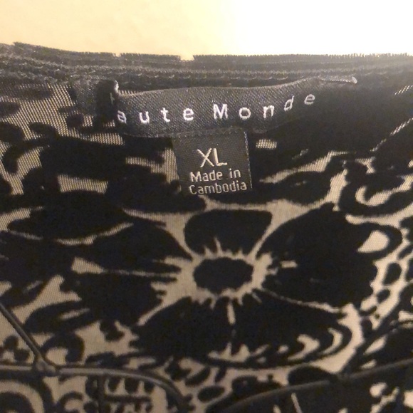 Haute Monde burnt out bodysuit - Picture 3 of 7